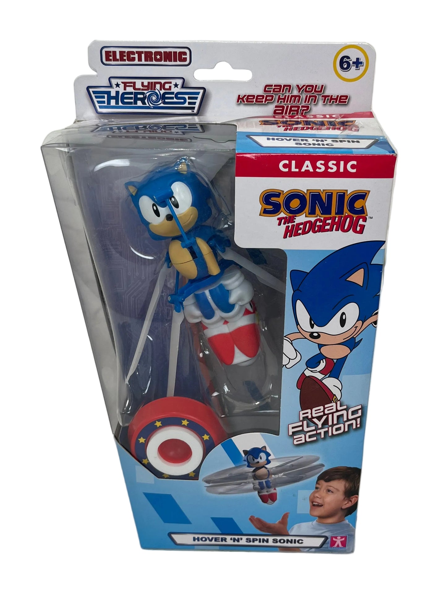 Flying Heros Hover n' Spin Sonic the Hedgehog Flying Action Figure (Unused)
