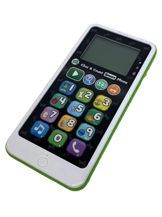 Leap Frog Green Plastic Chat & Count Emoji Smart Phone Toy (Pre-Loved)