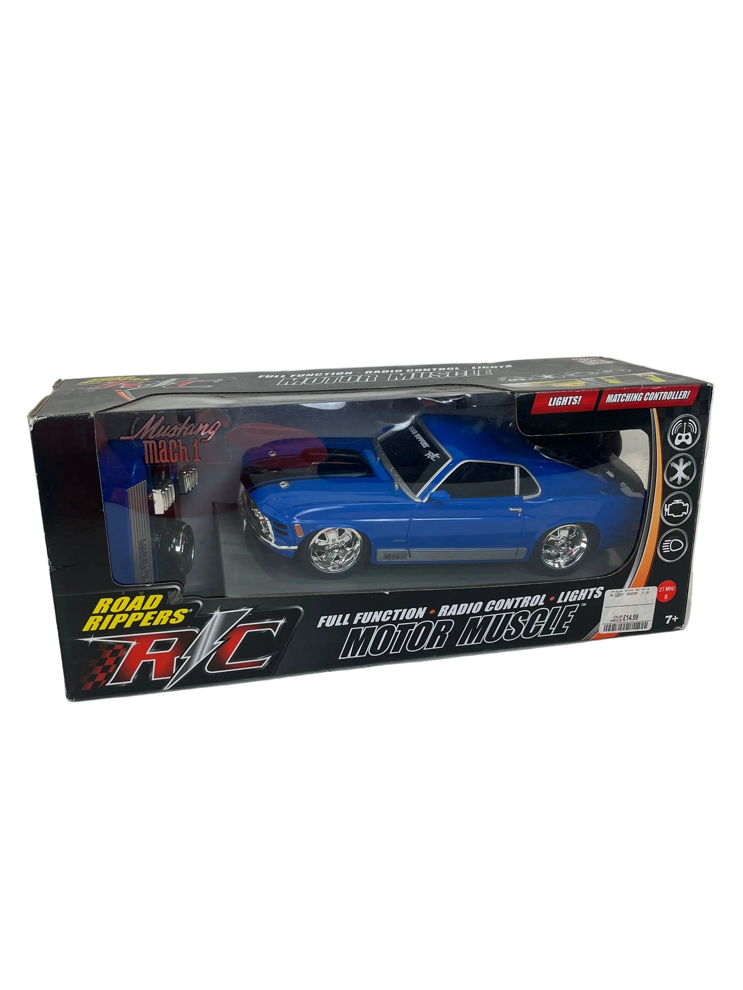Road Ripper Motor Muscle Blue Mustang Remote Controlled Car (Pre-Loved)