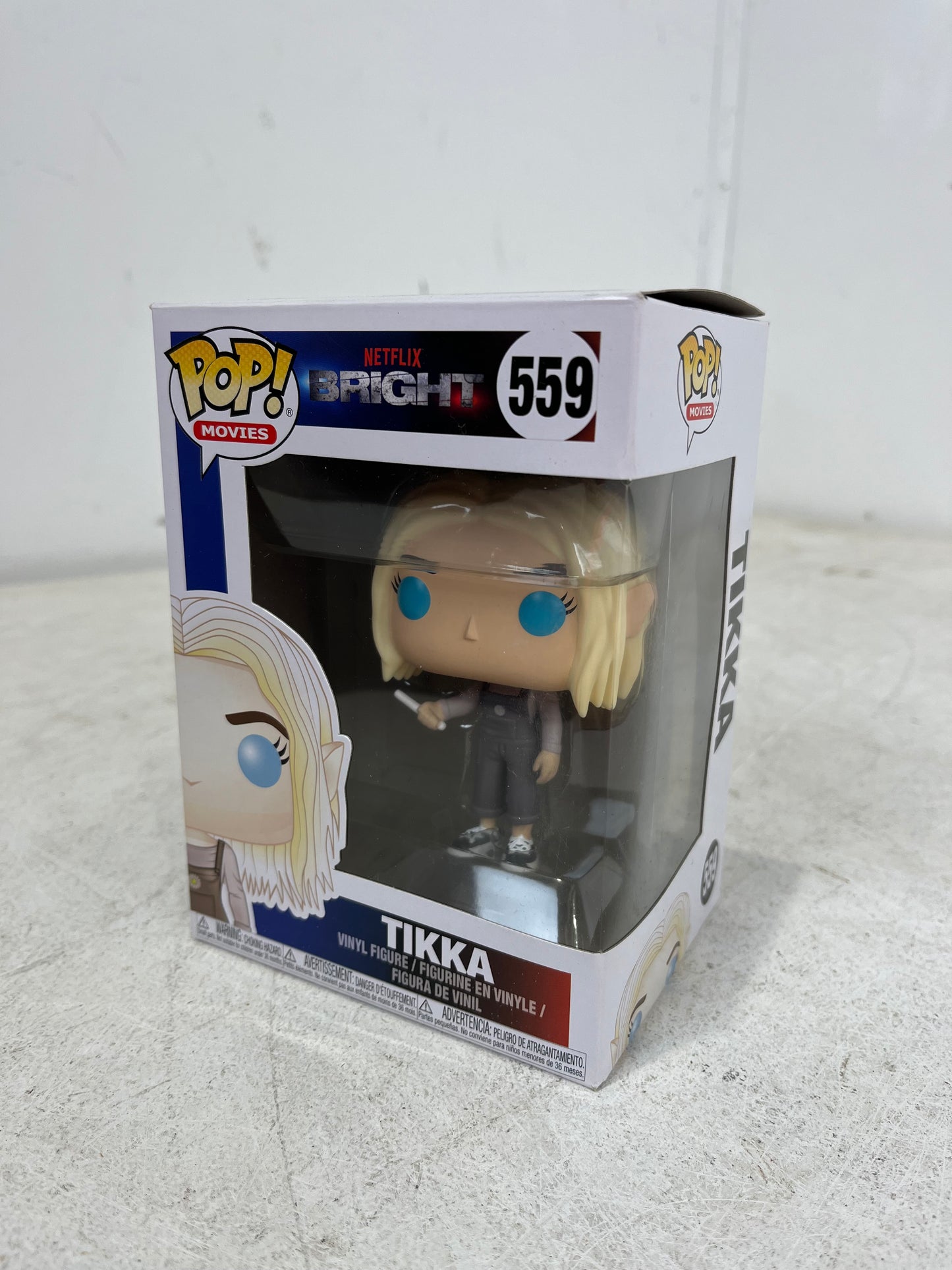 Funko POP! Movies Netflix Bright Daryl Ward 558 Tikka 559 Nick Jakoby 560 Figures (Pre-Loved)