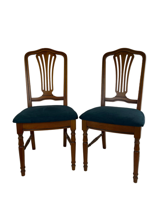 Pair Of Vintage Style Dining Chairs (Pre-Loved)