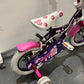 Bubble Purple 12” Children’s Bike With Stabilisers (Pre-Loved)