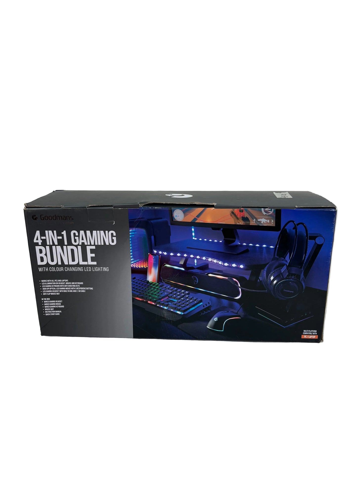 4-in-1 Gaming LED Keyboard Bundle (New)