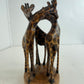 Hand Carved Giraffe Wooden Sculpture (Pre-loved)