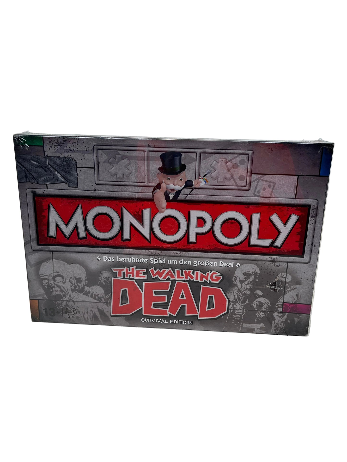 German Monopoly: The Walking Dead Survival Edition Board Game (Unused)