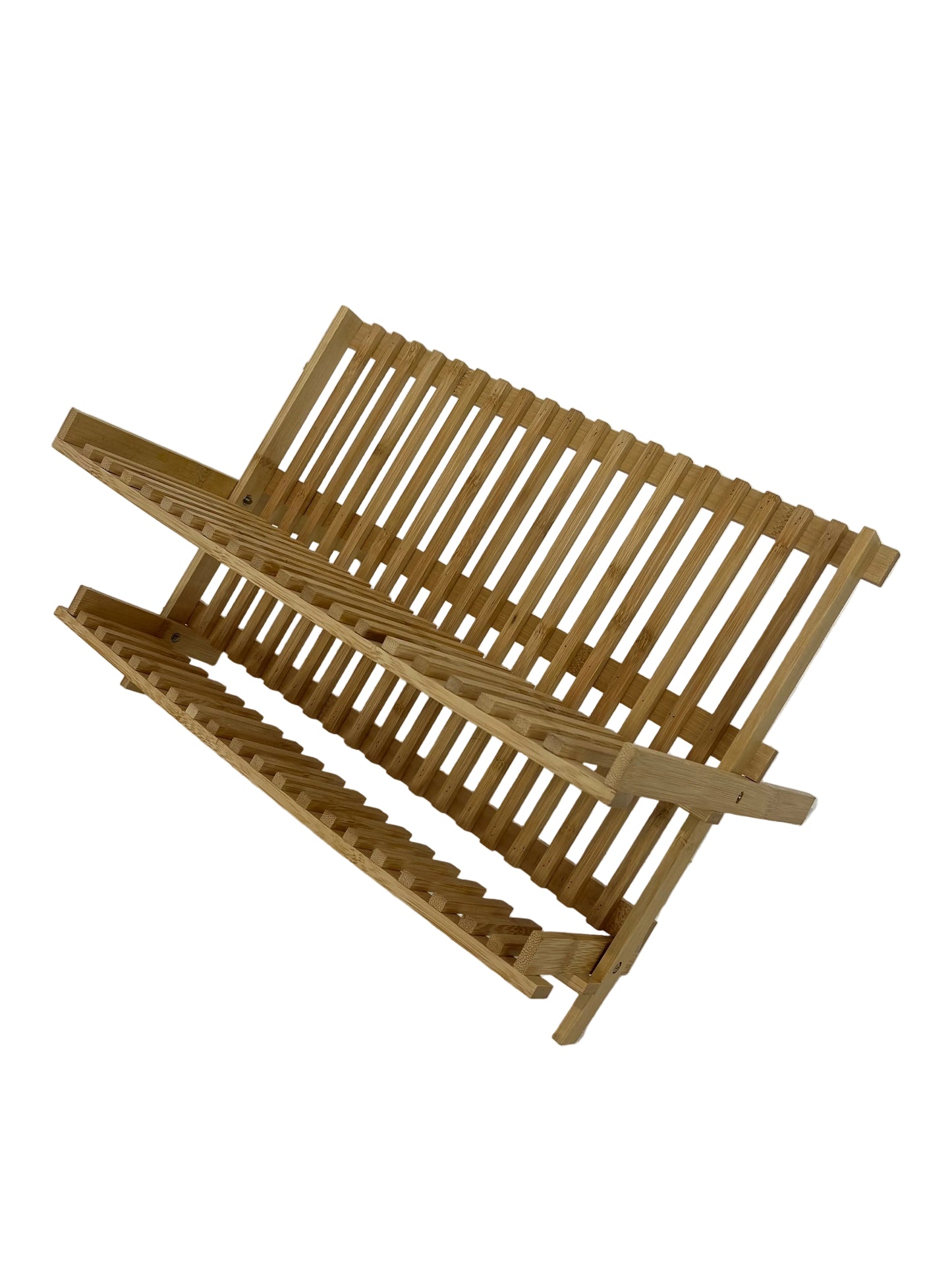 Folding Wooden Dish Drainer Drying Rack (Pre-Loved)