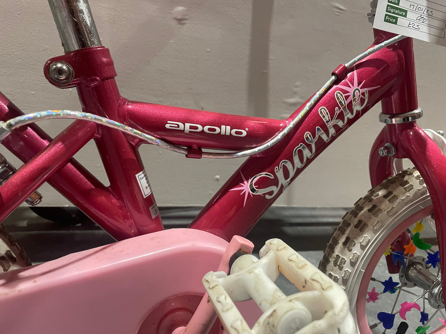 Serviced Apollo Sparkle Children’s Bike, 12” (Pre-Loved)