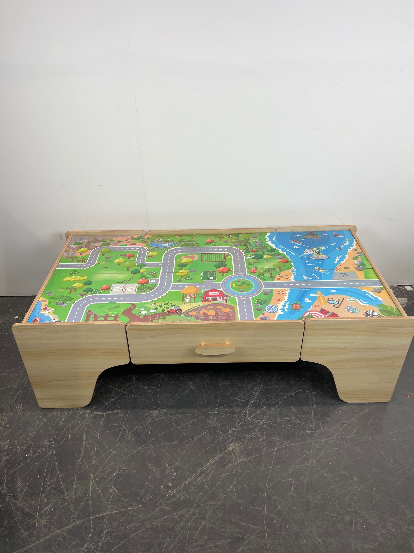 Wooden Play Table with Drawer (Pre-loved)