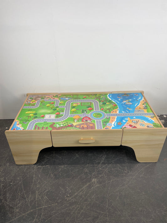 Wooden Play Table with Drawer (Pre-loved)