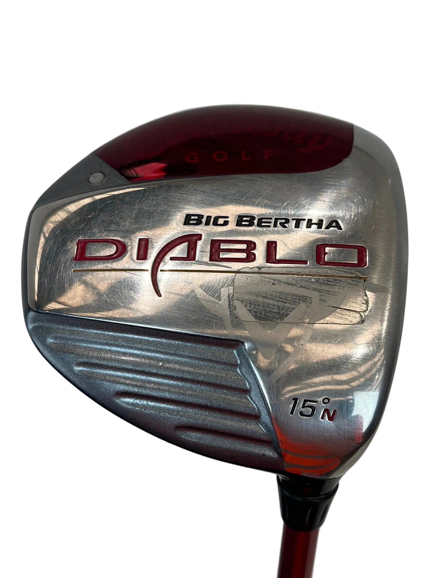 Callaway Big Bertha Diablo 3-Wood 15 Degree R Flex Shaft Golf Club (Pre-Loved)