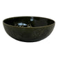 Stoneware Dark Green Fern Embossed Bowl (Pre-Loved)