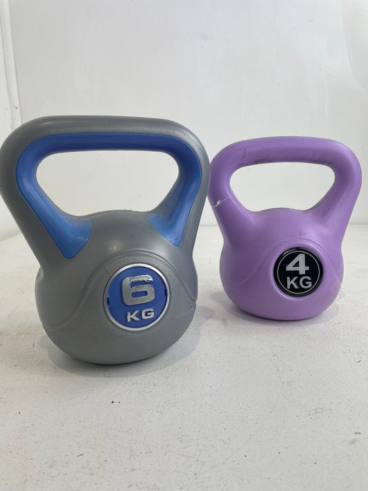 6KG & 4KG Kettlebells (Pre-loved)