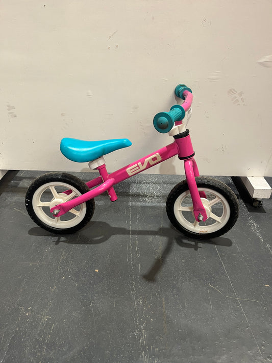 Evo Hot Pink 12” Children’s Balance Bike (Pre-Loved)