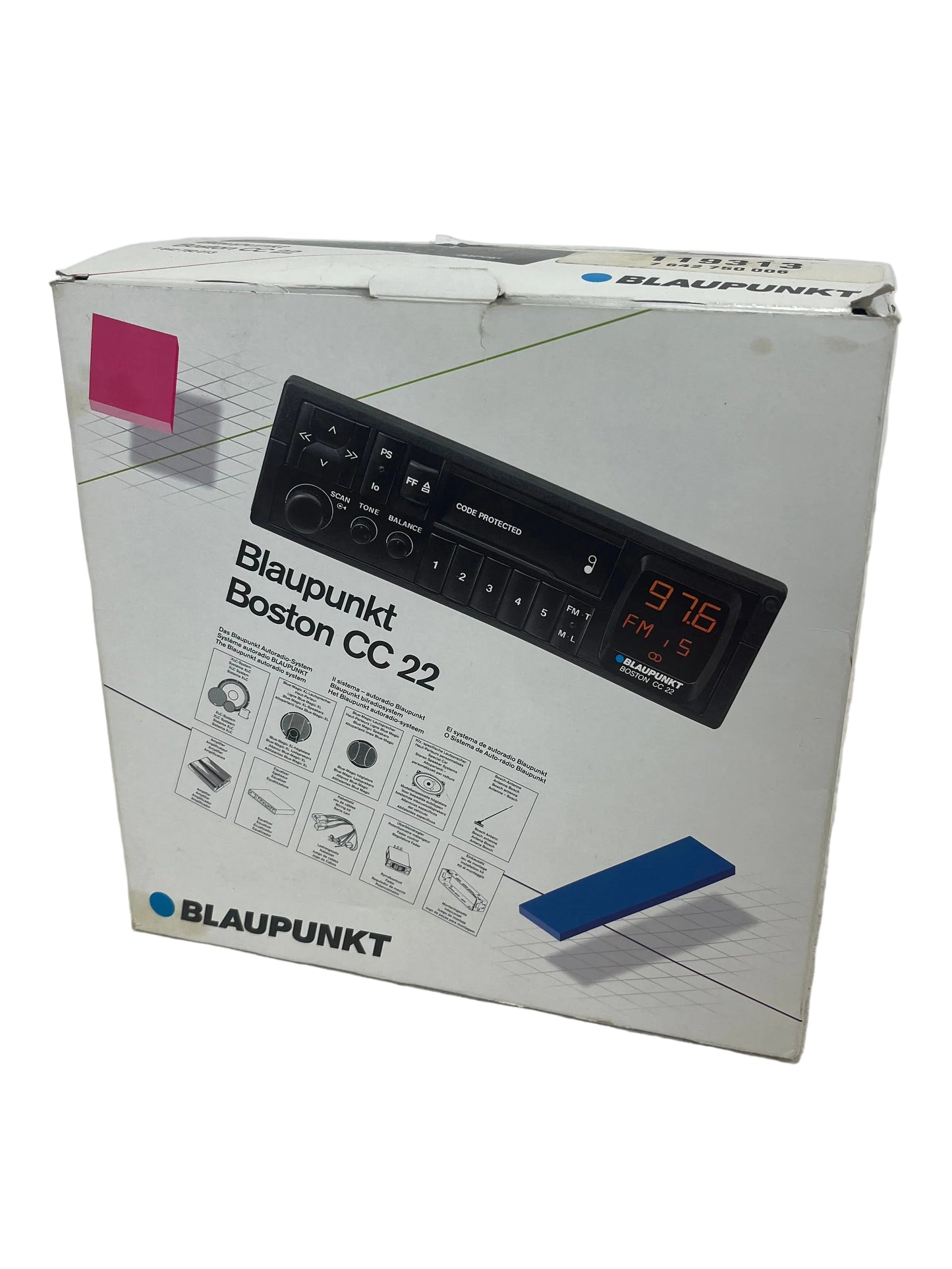 Blaupunkt Boston CC 22 Car Radio (Pre-Loved)