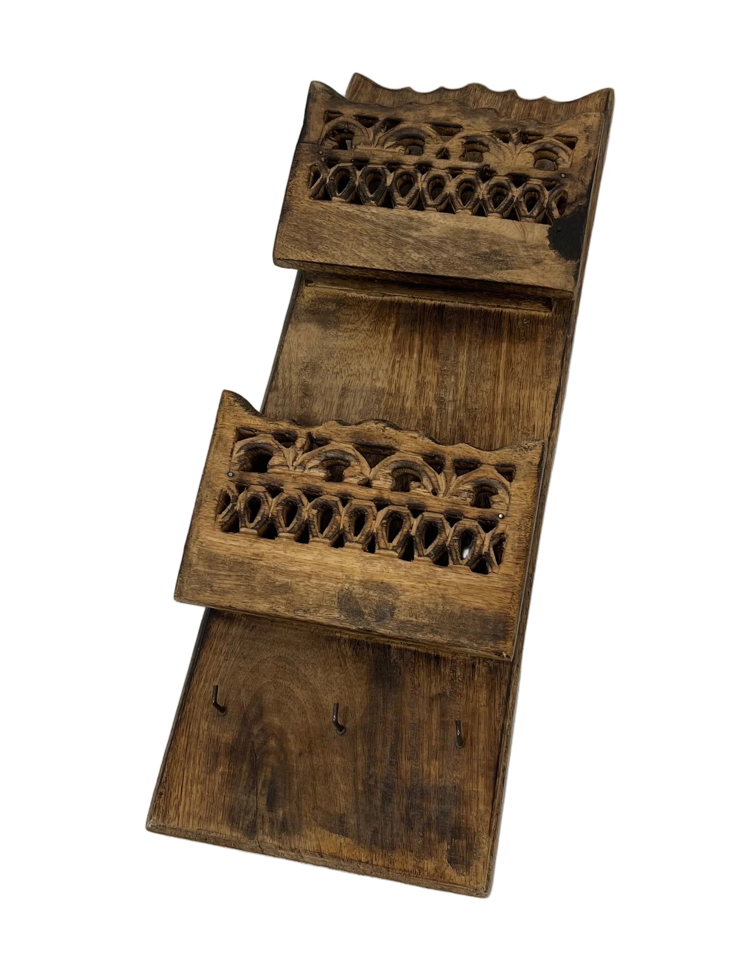 Wooden Decorative Letter Rack Key Holder (Pre-Loved)
