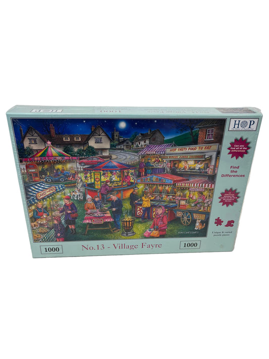 Village Fayre 1000-Piece Jigsaw Puzzle (Unused)