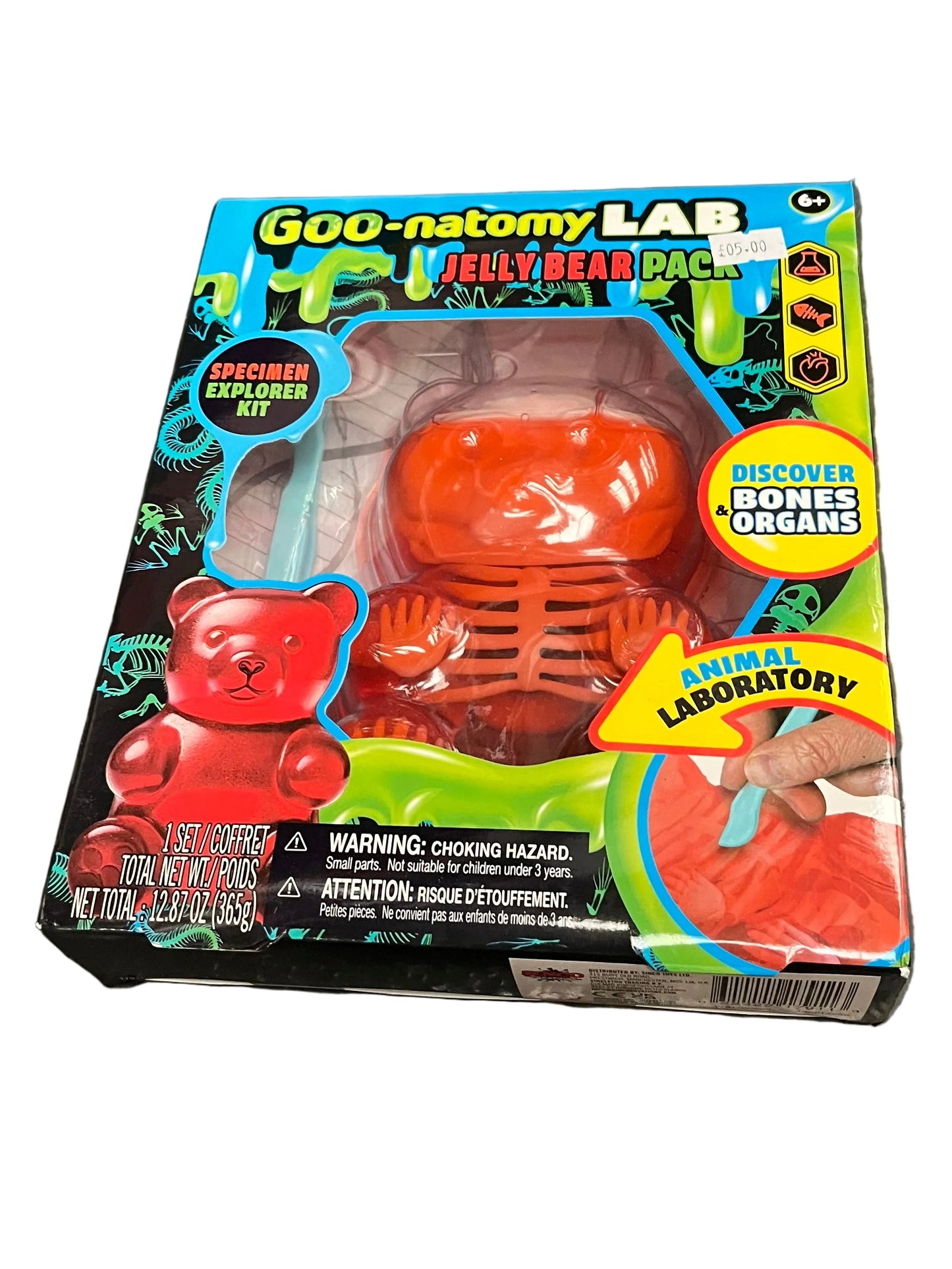 Goo-natomy Lab Jelly Bear Explorer Kit (Unused)