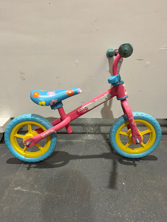 Peppa Pig Floral Pink 12” Children’s Balance Bike (Pre-Loved)