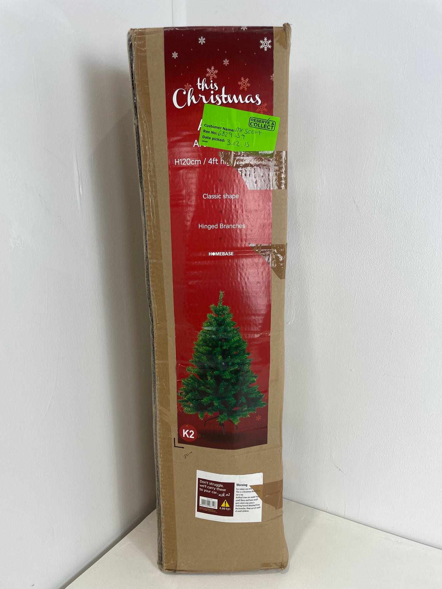 Christmas Tree 4FT (Pre-loved)