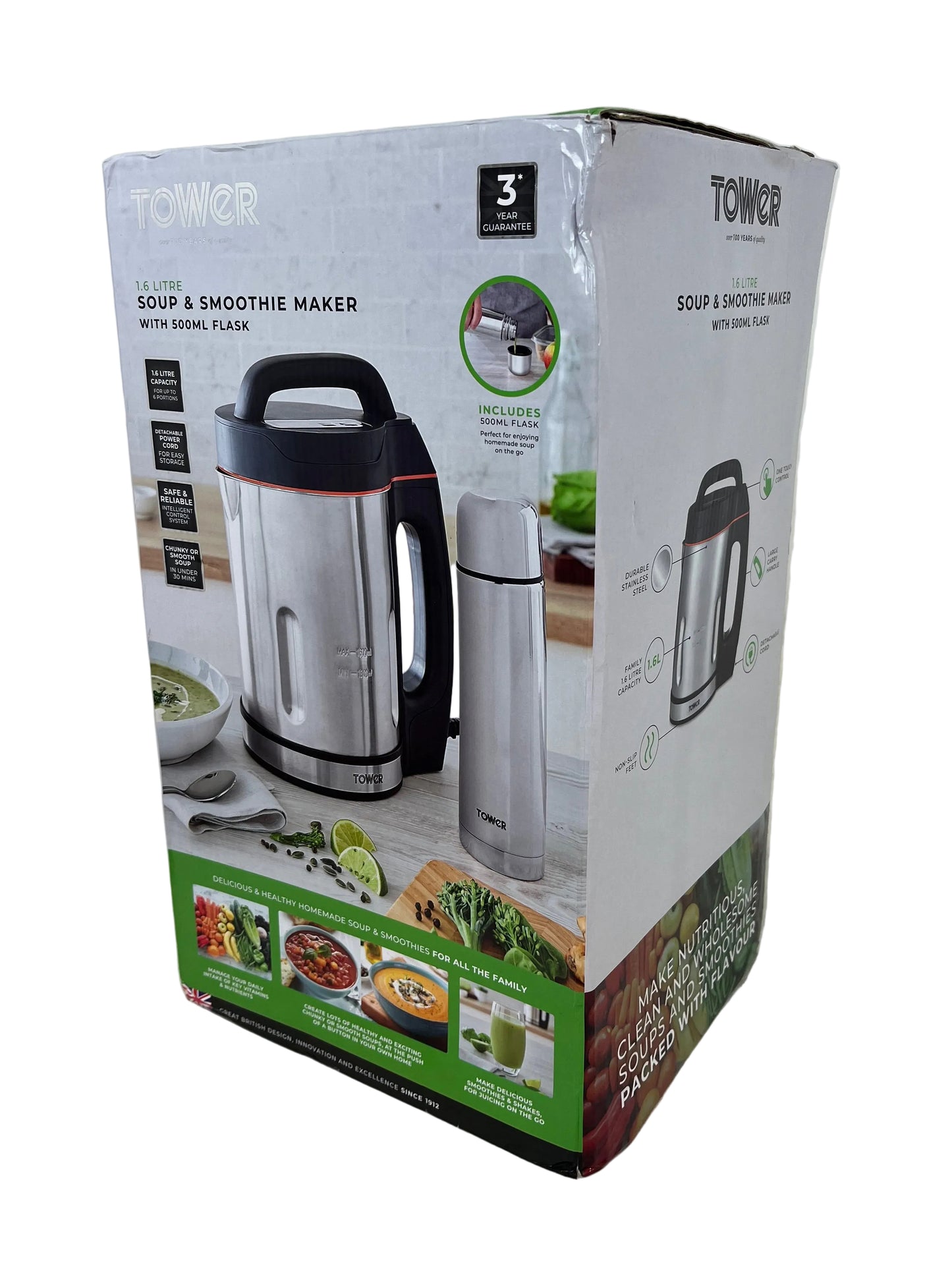 Tower 1.6L Soup And Smoothie Maker (Pre-Loved)
