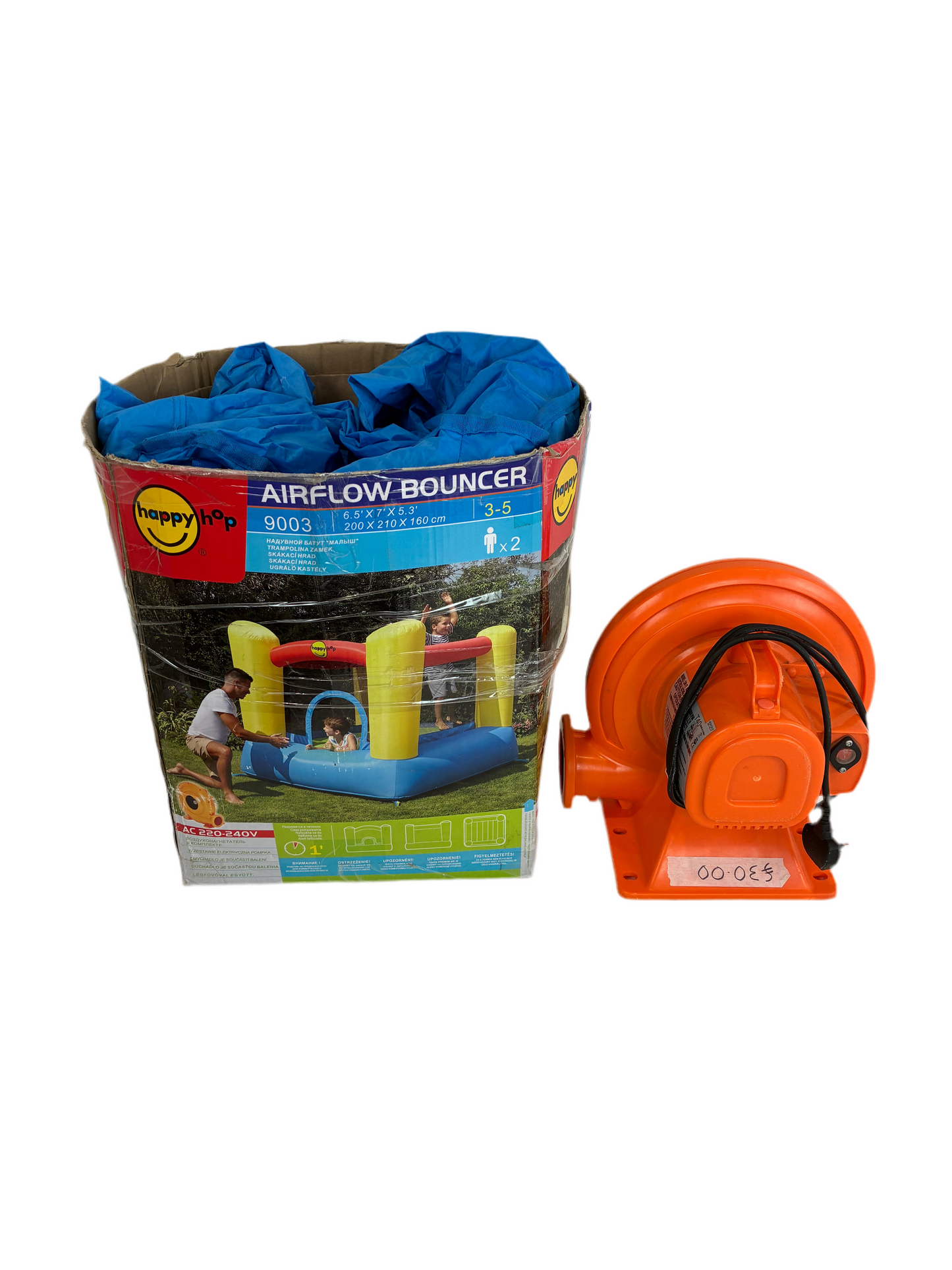 Happy Hop Airflow Bouncer with Air Blower (Pre-loved)