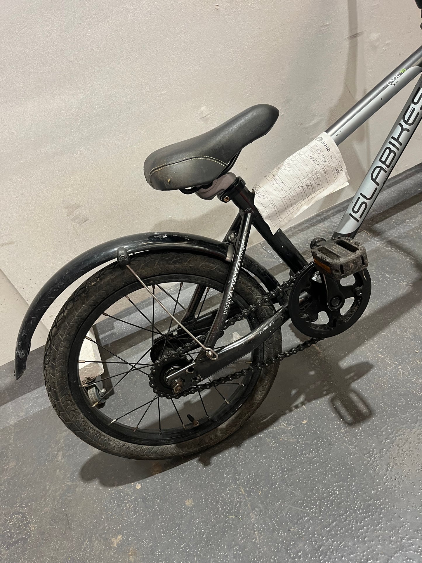 Isla Bikes Black Grey 16” Children’s Bike (Pre-Loved)