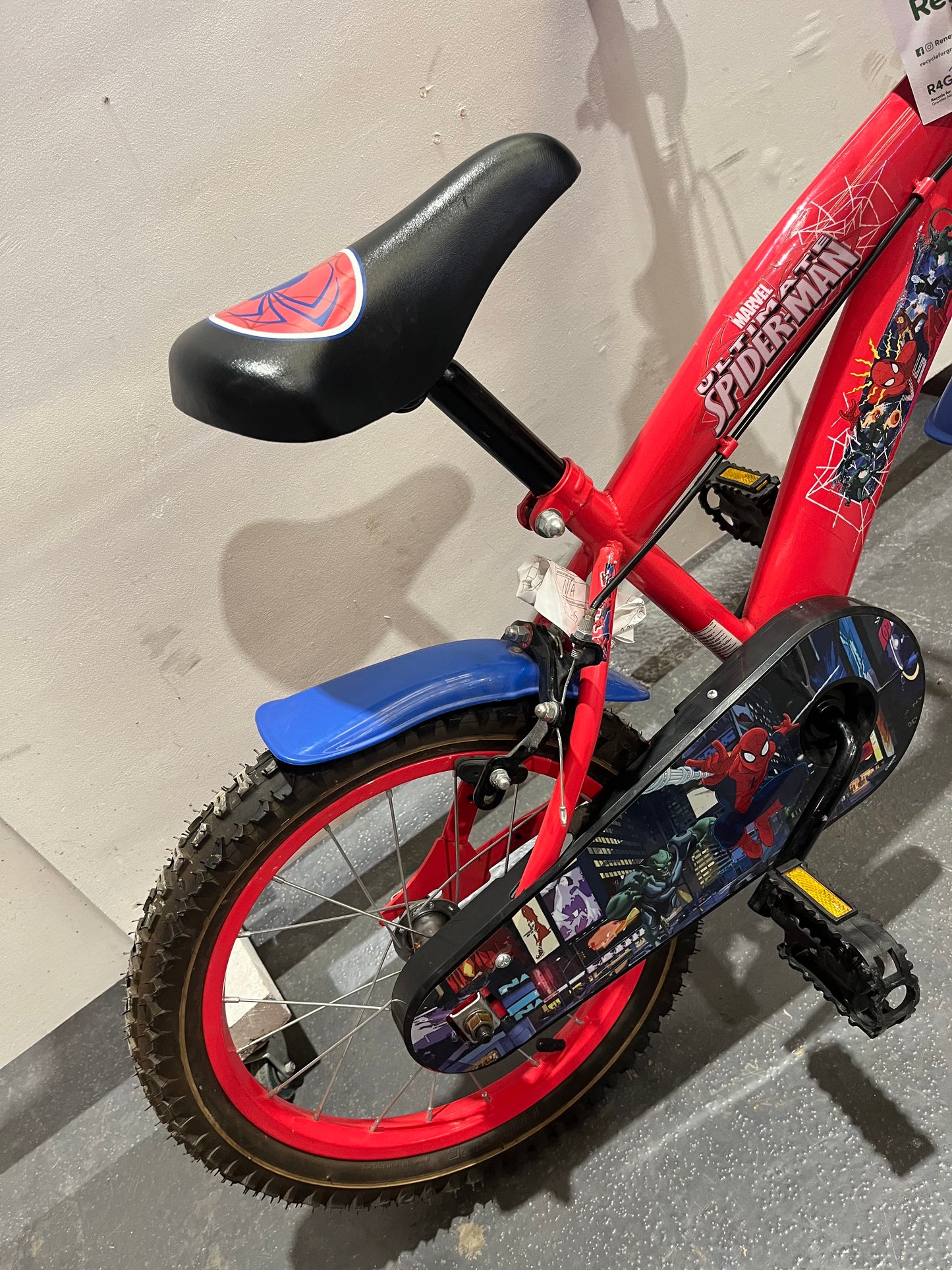 Spiderman Red 16” Children’s Bike (Pre-Loved)
