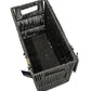 Grey Paper Rope Lidded Storage Caddy (Pre-Loved)