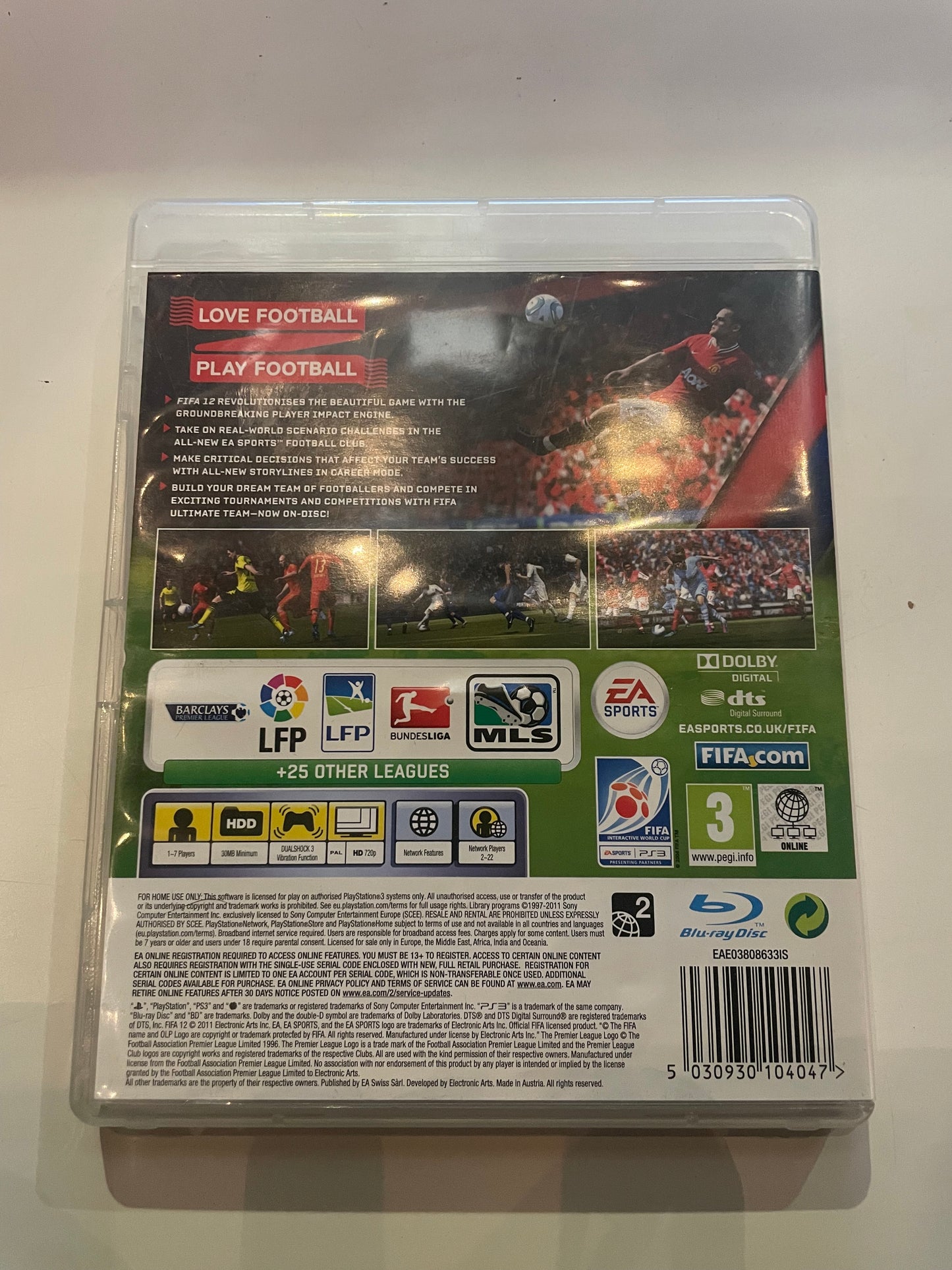 PS3 FIFA 12 (Pre-Loved)
