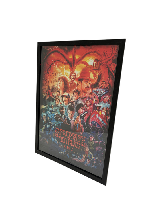 Framed Stranger Things Poster (Pre-loved)