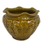 Vintage Art Nouveau Style Brown Glaze Plant Pot (Pre-Loved)