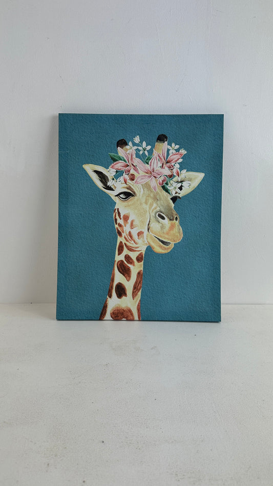 Giraffe Canvas Print (Pre-loved)