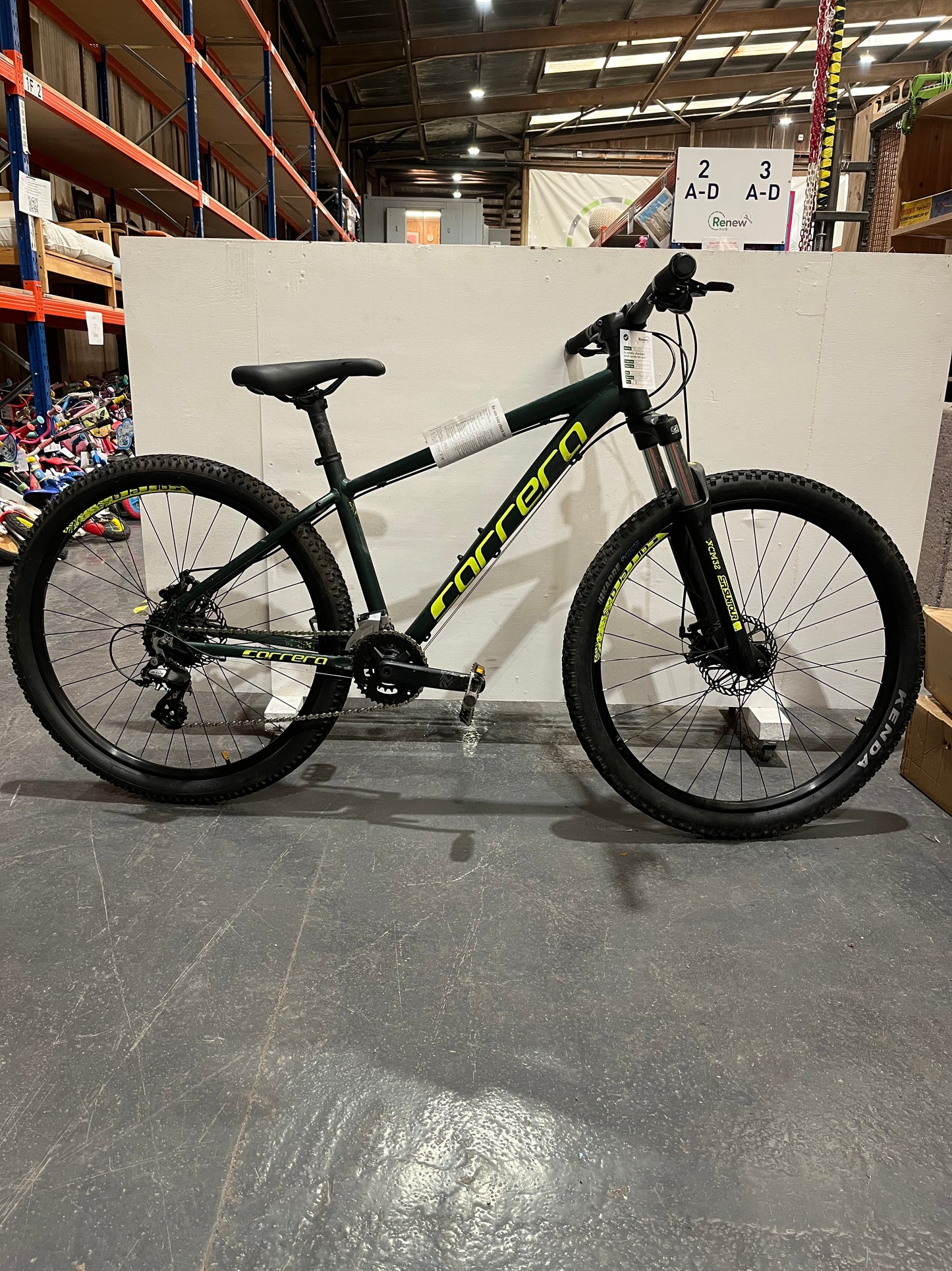Carrera Green 27.5” Mountain Bike (Pre-Loved)