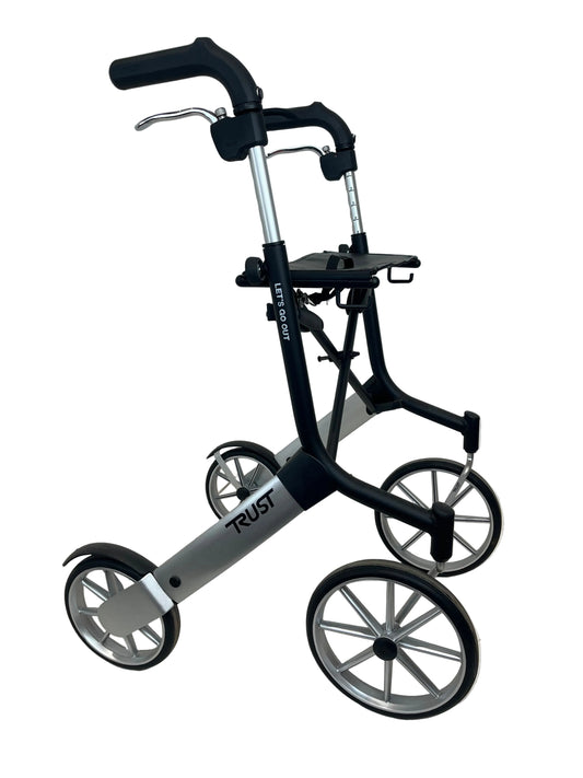 TrustCare Lets Go Out Swedish Design Folding Rollator Mobility Aid (Pre-Loved)