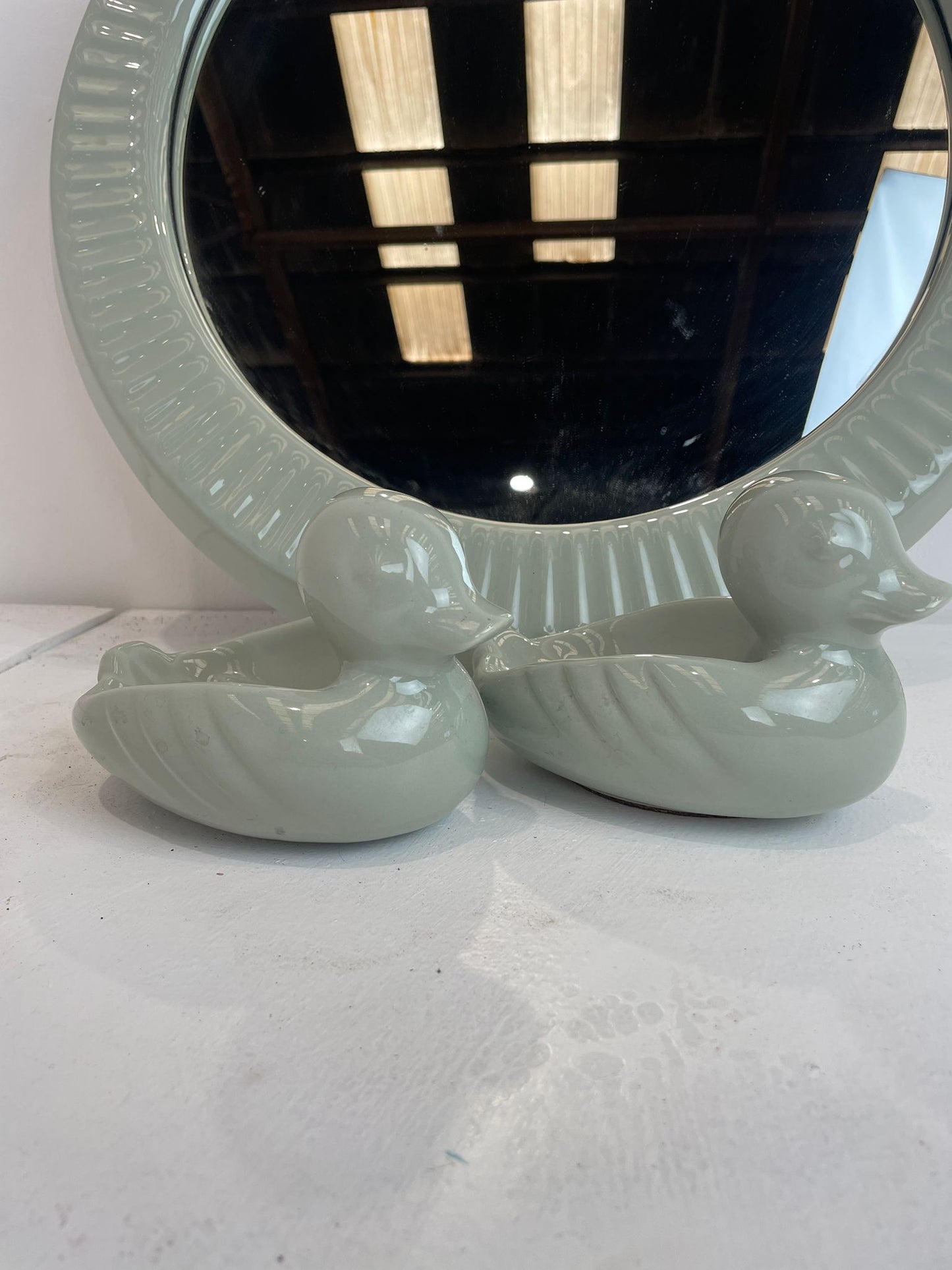 Bathroom Mirror & Duck Set (Pre-loved)