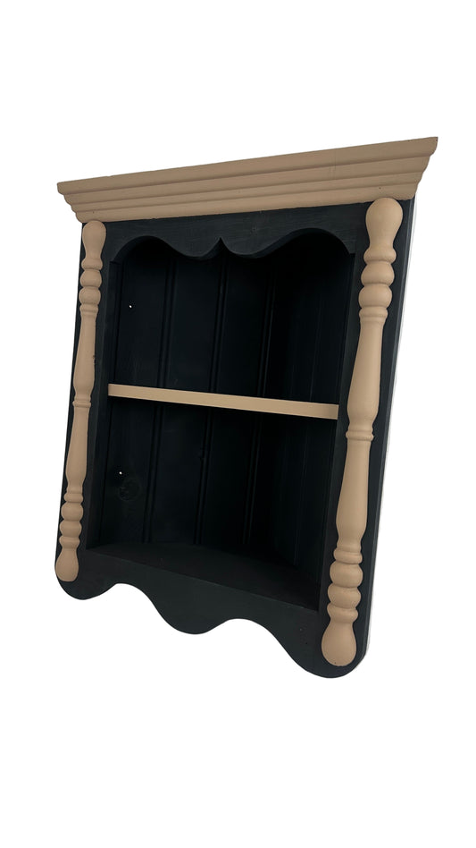 Upcycled Cottage Core Corner Shelf