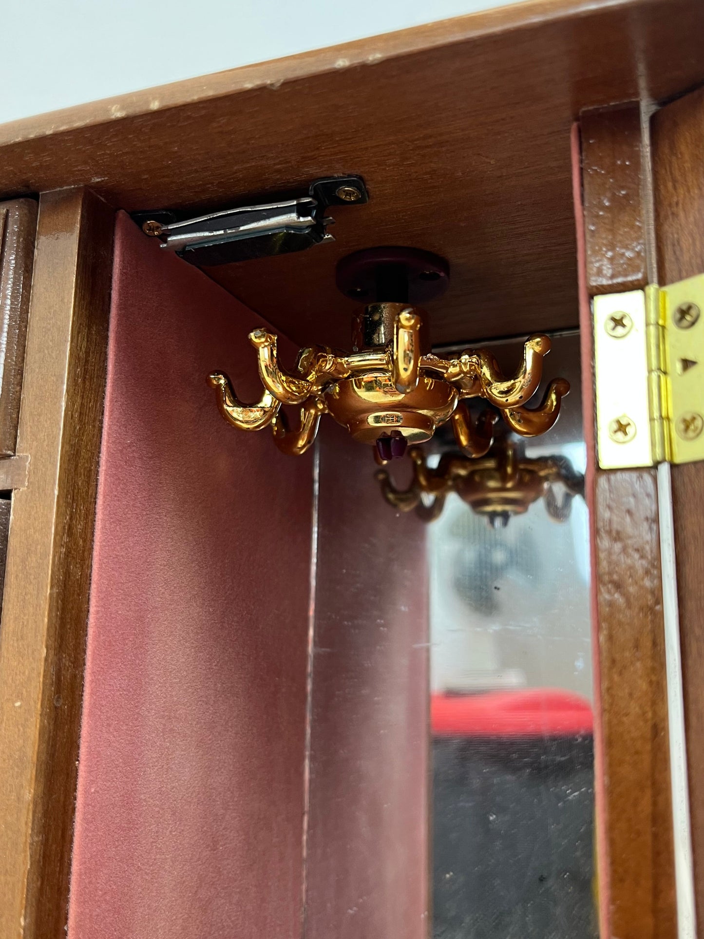 Vintage Wooden Jewellery Armoire Holder (Pre-Loved)