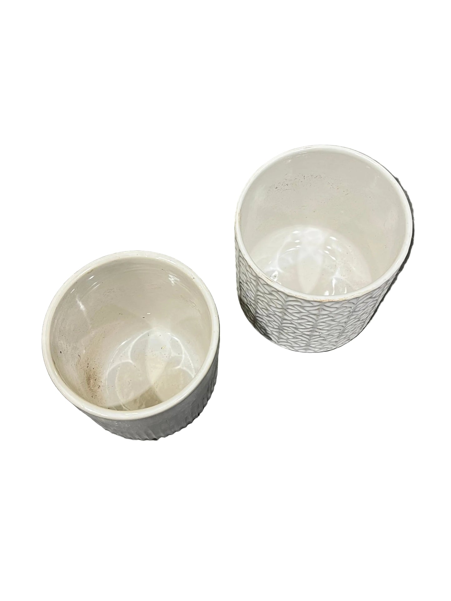 Textured Small Plant Pots (Pre-Loved)