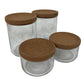 IKEA Saxborga 5-Piece Glass Storage Set (Pre-Loved)
