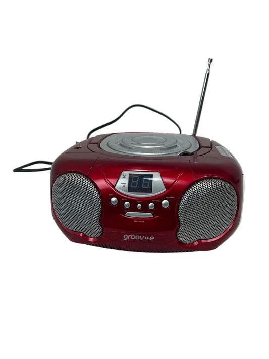 Groove Red CD Player (Pre-Loved)