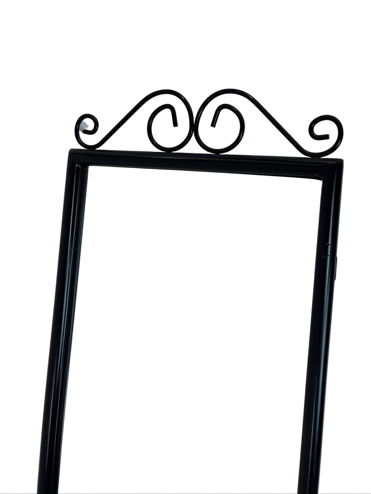 Black Metal Full Length Mirror (Pre-Loved)