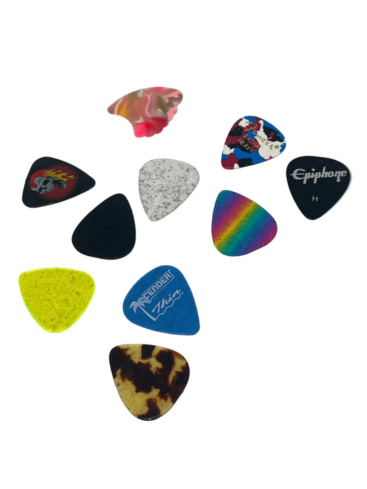 Set Of 10 Guitar Picks Bundle (Pre-Loved)