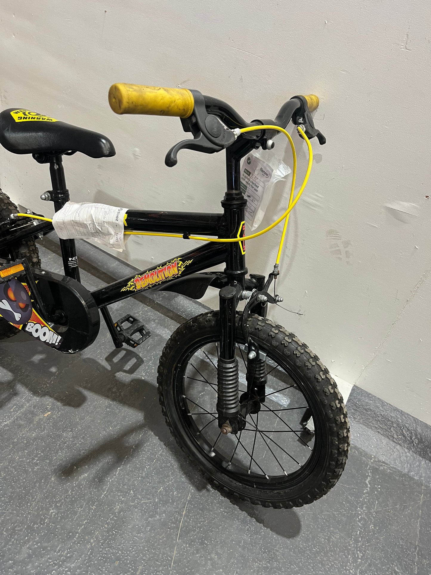 Demolition Black 16” Children’s Bike (Pre-Loved)
