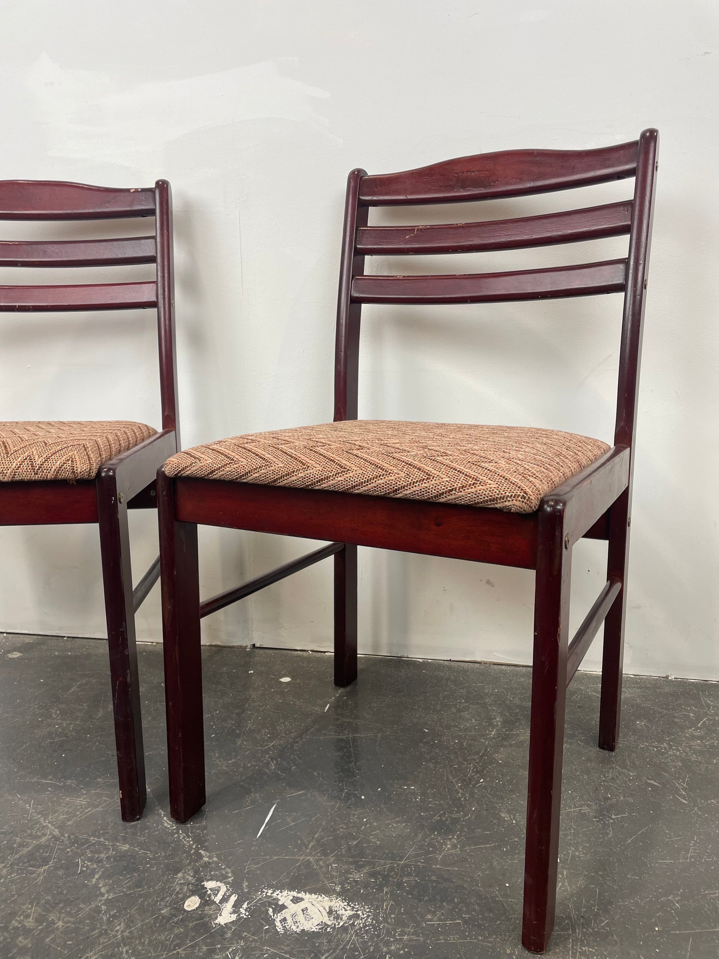 Brown Cushioned Chairs X2 (Pre-loved)