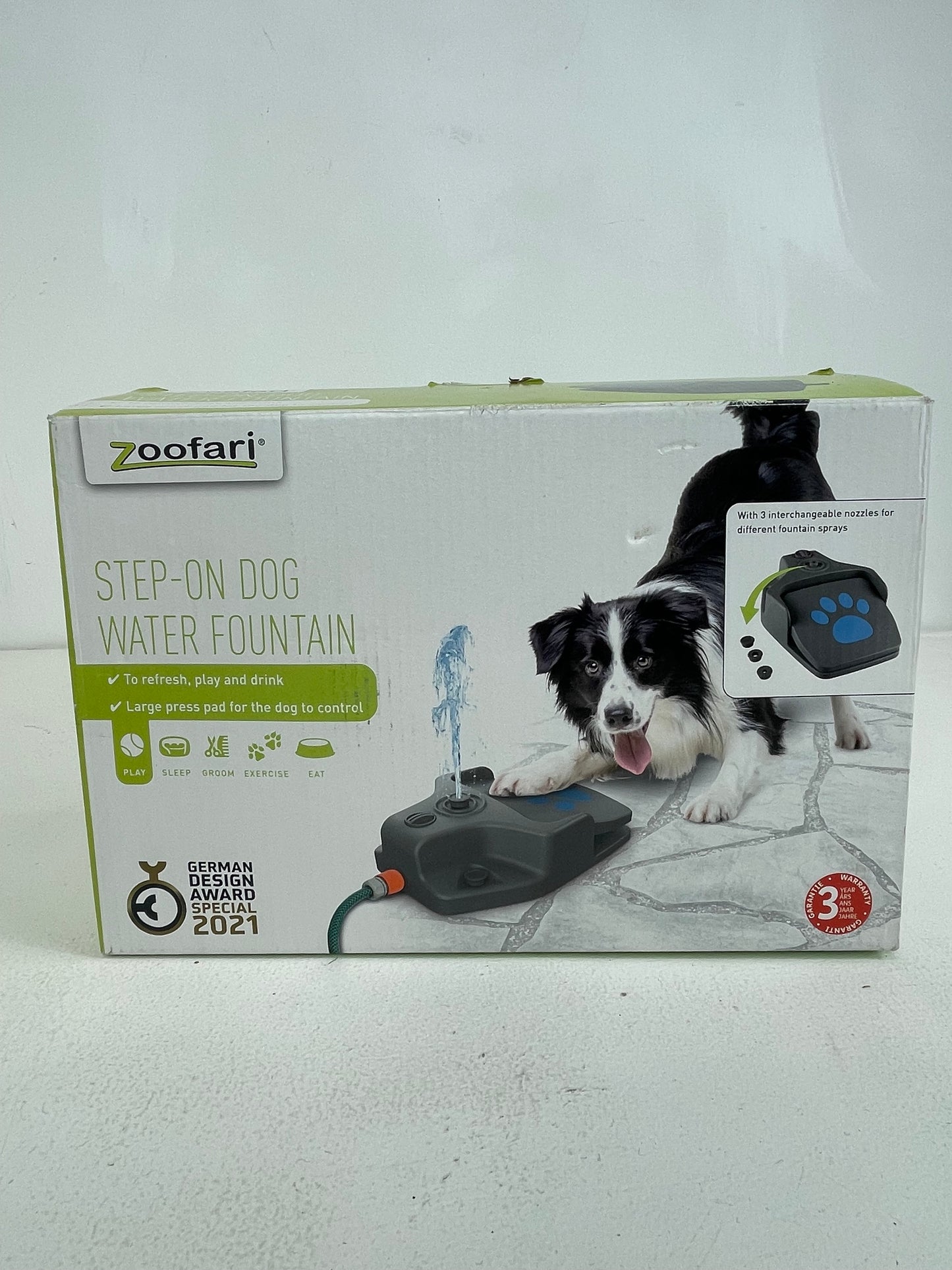 Zoofari Step-On Dog Water Fountain (Pre-loved)