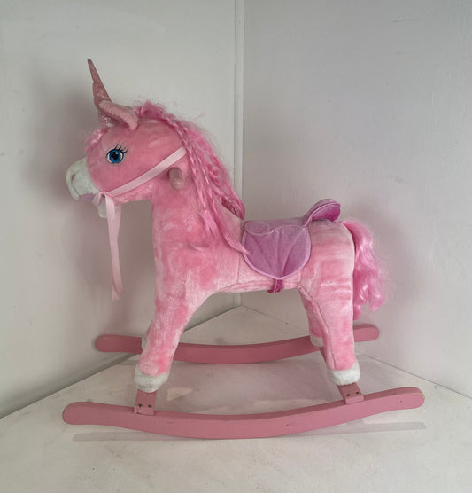 Pink Rocking Unicorn (Pre-Loved)