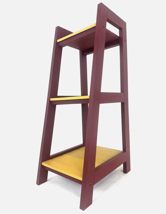 Painted Three Tier Shelving (Restored)