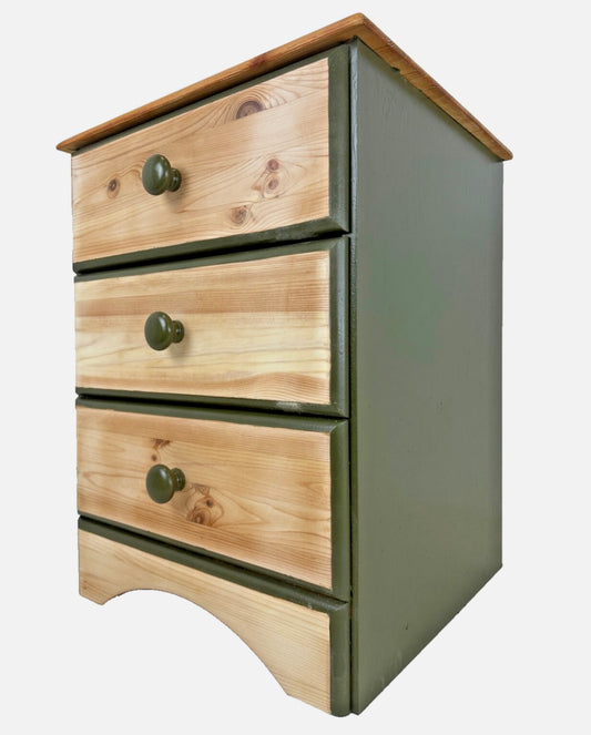 Up-Cycled Vintage Bedside Drawers (Restored)