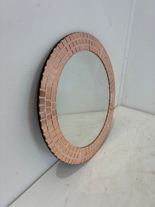 Rose Gold Mosaic Mirror (Pre-loved)