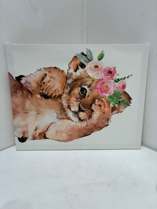 Feline Cub Canvas (Pre-loved)